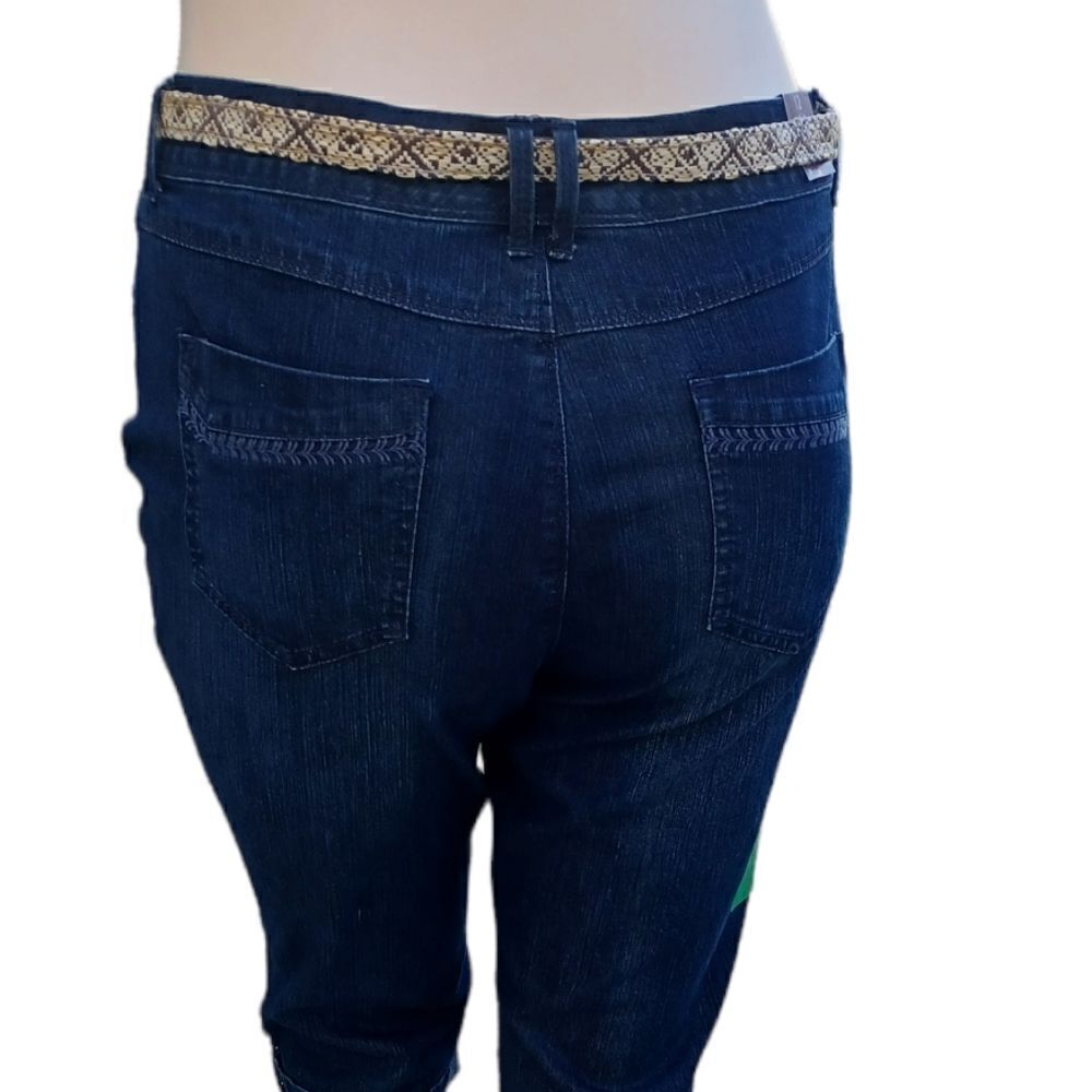 615019....Gloria Vanderbilt Crop Jeans Size 12, W30" 16"Inseam 10"Rise - Picture 7 of 8